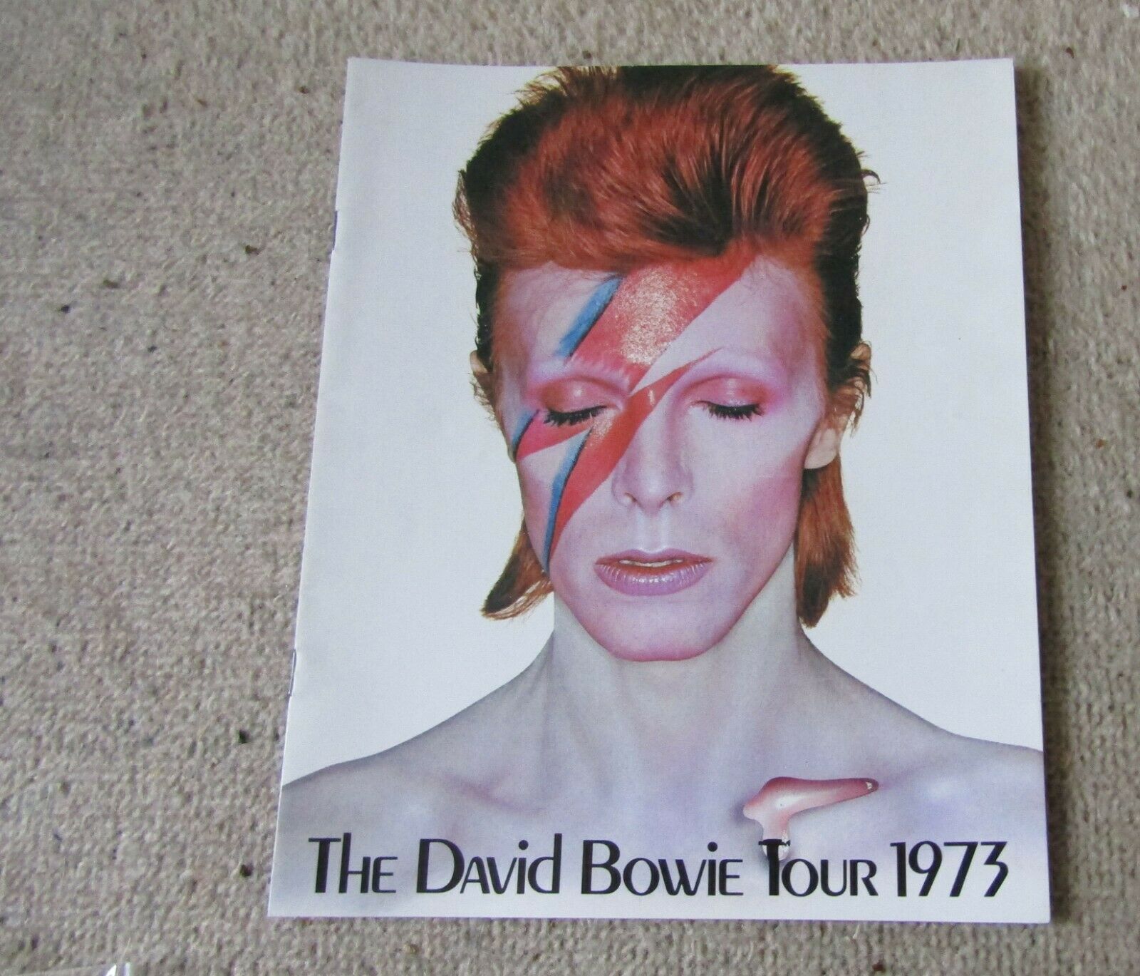 1973 David Bowie Ziggy Stardust U.K. Tour Program