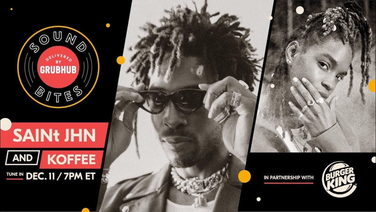 Grubhub Sound Bites with Koffee + SAINt JHN