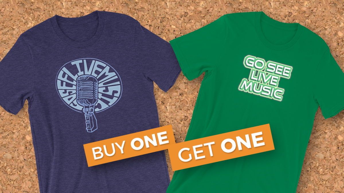 JamBase T-Shirt Bundle: Buy One, Get One FREE