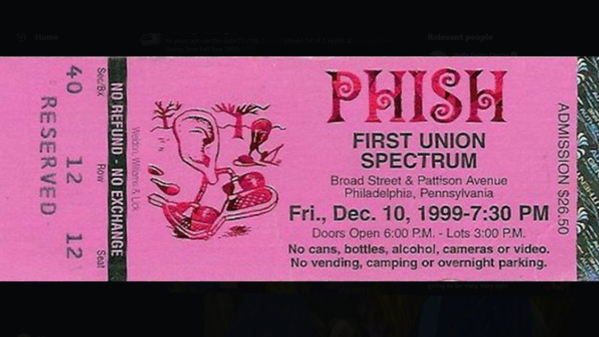 Phish Plays Rarities In Philly On Fall Tour 1999