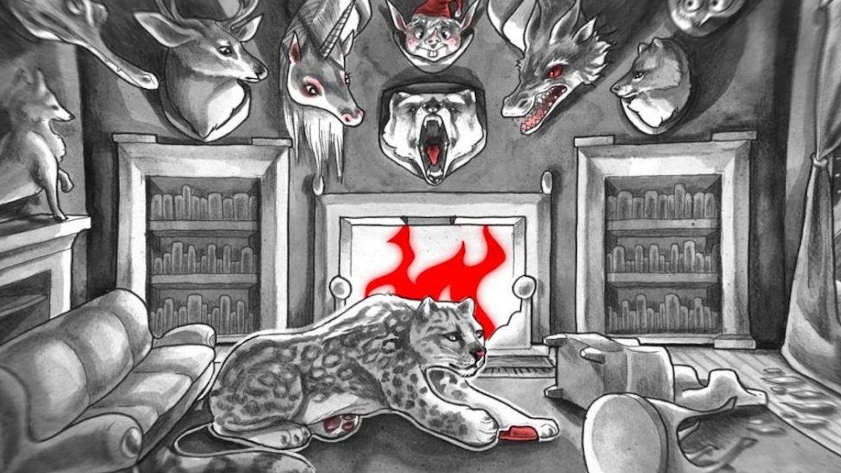 Watch The White Stripes Animated Yule Log Video