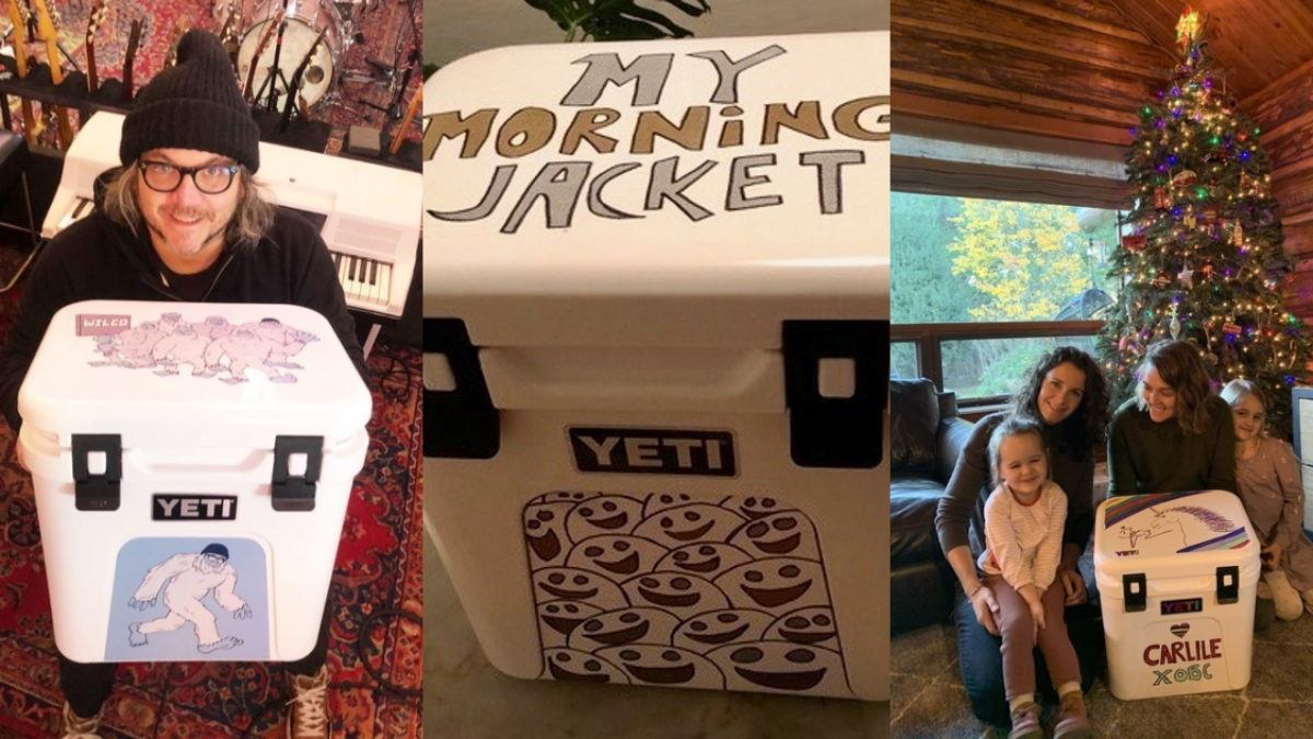 Wilco, My Morning Jacket, Brandi Carlile & More Paint Custom YETI Coolers To Benefit Crew Nation
