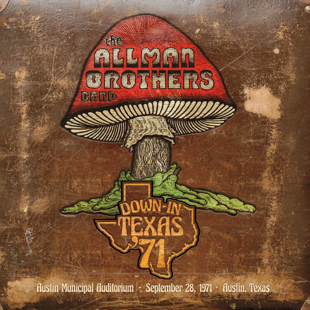 Allman Brothers Band Down In Texas 71 Cover Art