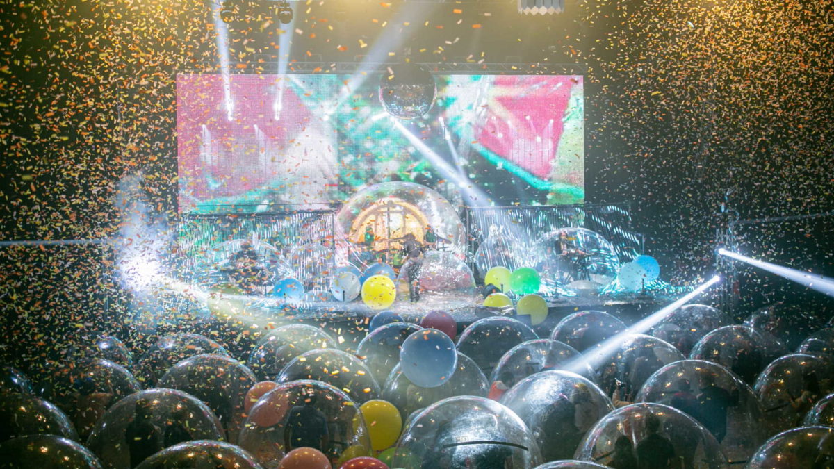 The Flaming Lips Debut 'Dinosaurs On The Mountain' At OKC Space Bubble Concert