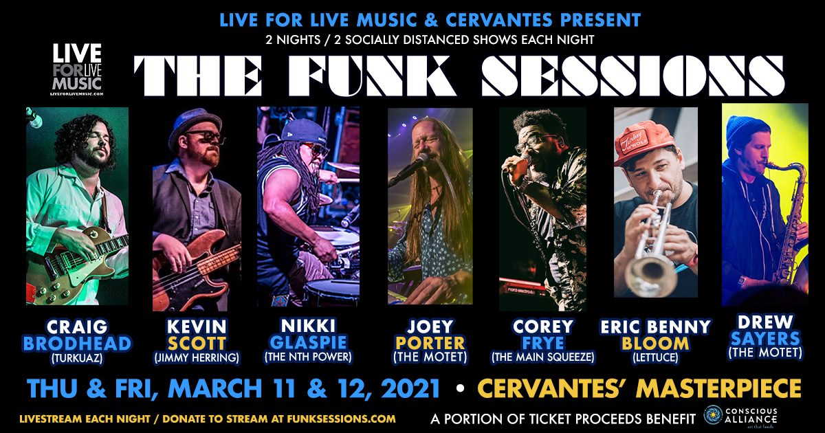 'The Funk Sessions' March 2021 Concerts & Livestreams Features Members