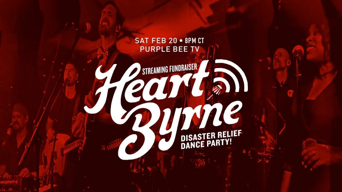 HeartByrne’s Disaster Relief Dance Party • Talking Heads Tribute