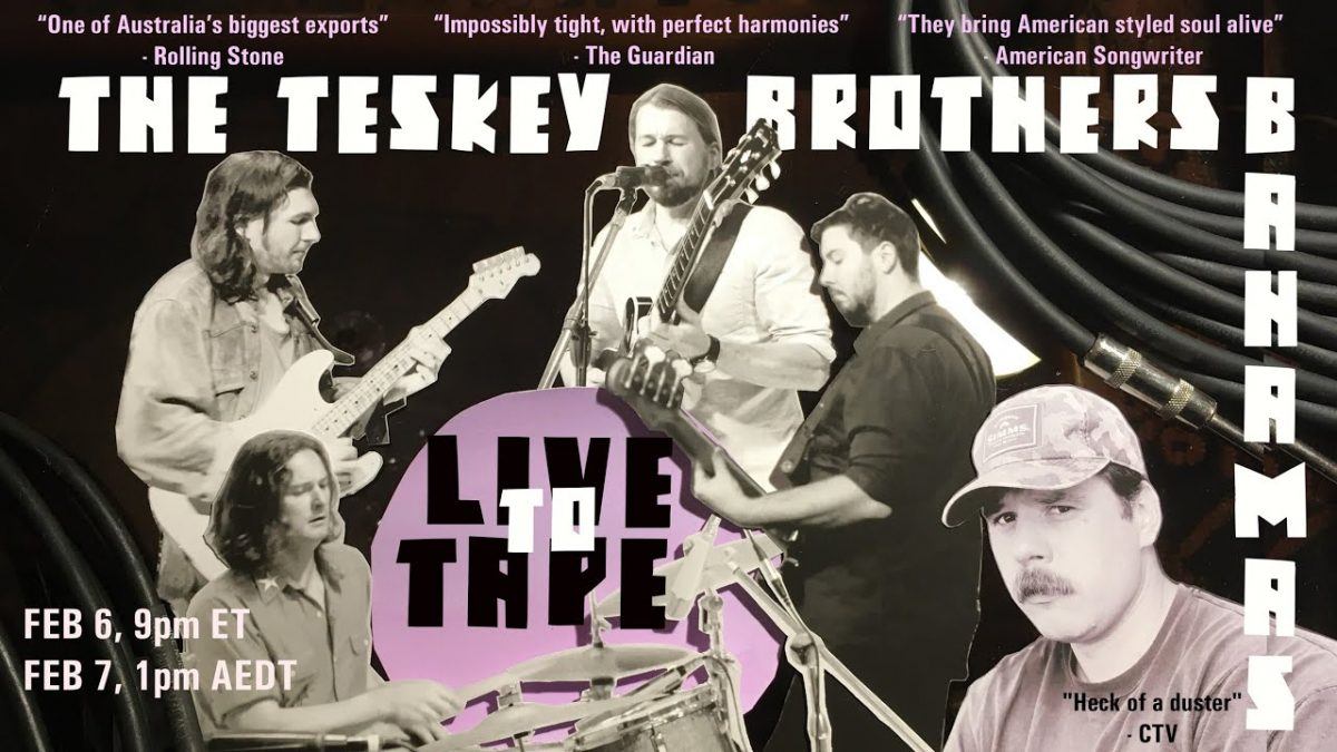 Live To Tape Episode 2: "The Teskey Brothers"