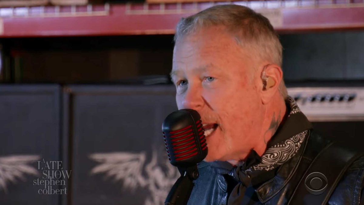 Metallica Performs ‘Enter Sandman’ On ‘Colbert’