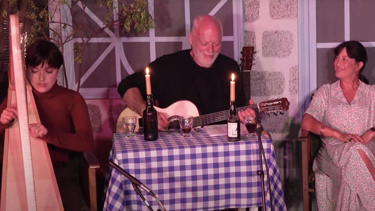 David Gilmour Covers Leonard Cohen’s ‘Bird On The Wire’ For ‘Von Trapped Family’ Livestream Series