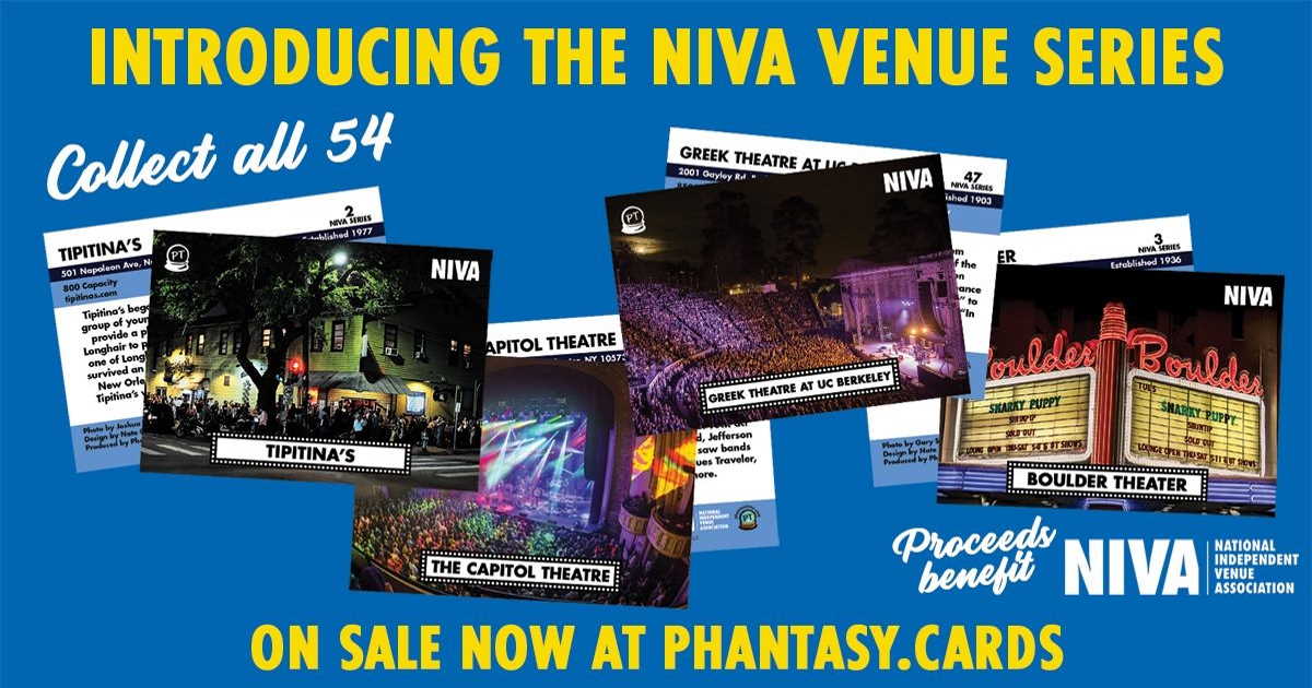 Phantasy Tour Announces Venue Trading Cards To Benefit NIVA