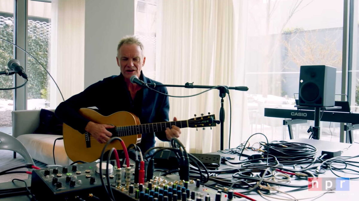 Sting Performs ‘Tiny Desk (Home) Concert’