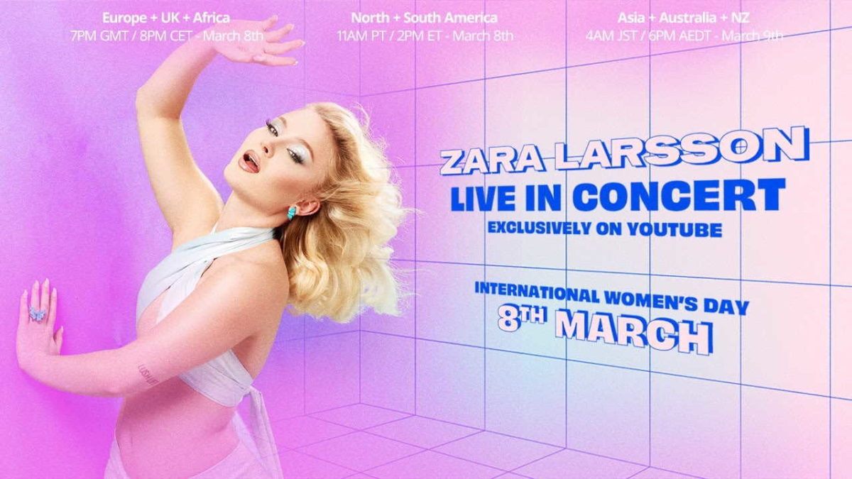 Today's Livestreams, March 8, 2021: Zara Larsson, Della Mae & More