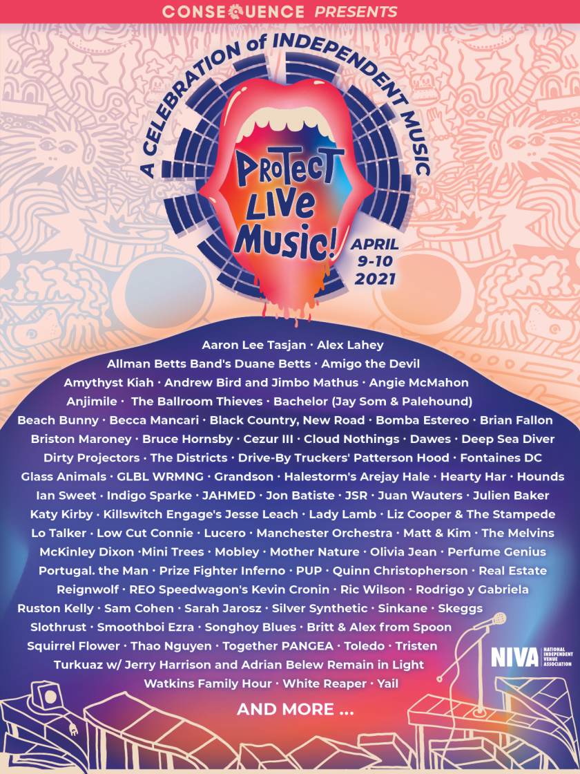 Consequence Protect Live Music poster