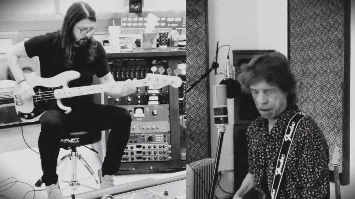 Mick Jagger Dave Grohl Eazy Sleazy Single