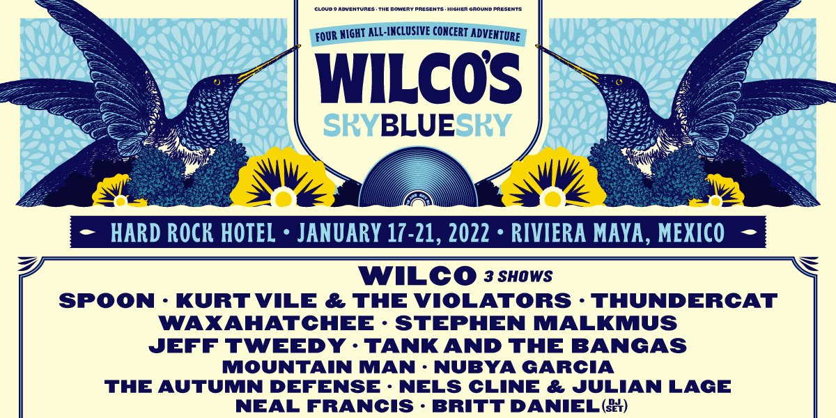 Wilco Sky Blue Sky Lineup 2022
