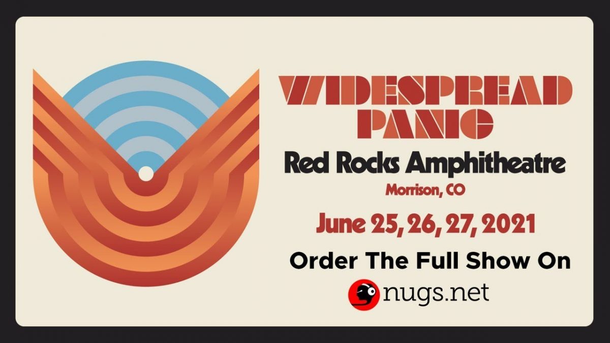 We’re LIVE with Widespread Panic's return to Red Rocks!!! Watch a FREE First Song Preview