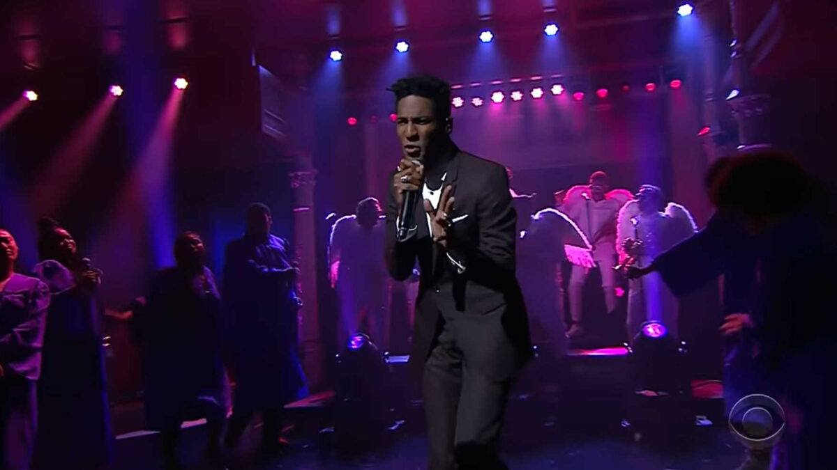 Jon Batiste Performs ‘Freedom’ At 1st In-Person ‘Colbert’ Taping In 15 Months