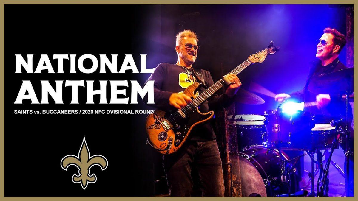 Anders Osborne & Stanton Moore perform National Anthem | Saints-Bucs 2020 Divisional Round Playoff