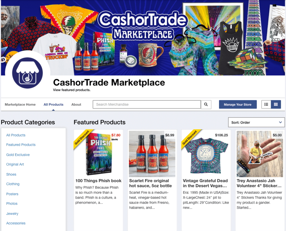 CashorTrade Marketplace Storefrontsv2