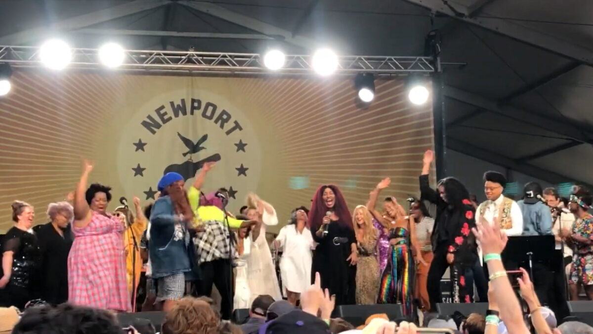 Chaka Khan Makes Surprise Appearance At Newport Folk Festival