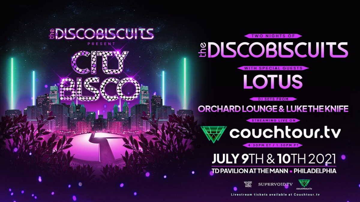 The Disco Biscuits & Lotus Confirm City Bisco 2021 Livestreams