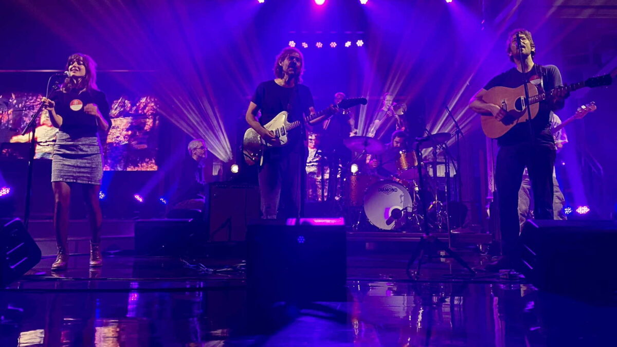 Big Red Machine Performs On ‘Colbert’ With Robin Pecknold & Anaïs Mitchell