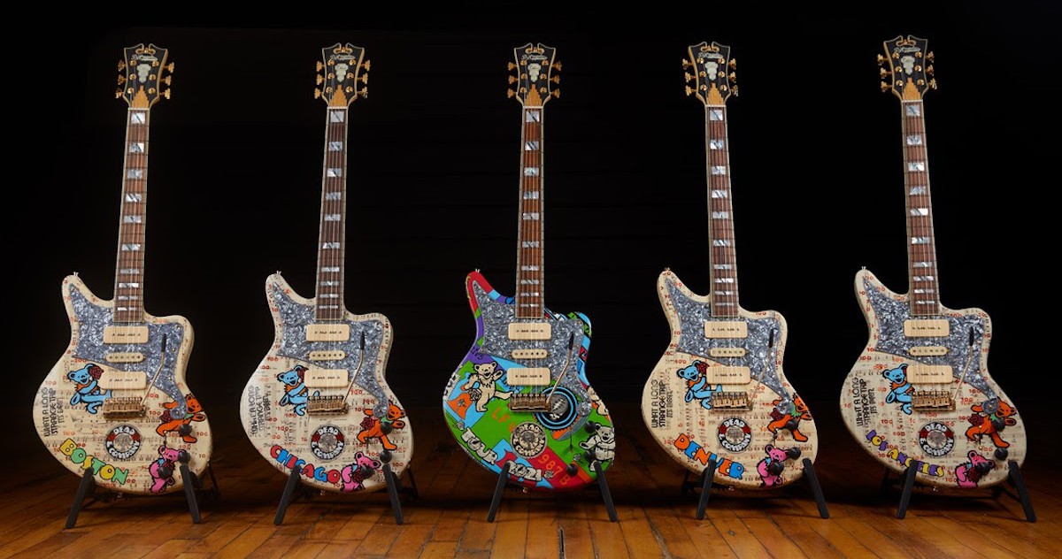 Dead & Company custom guitars