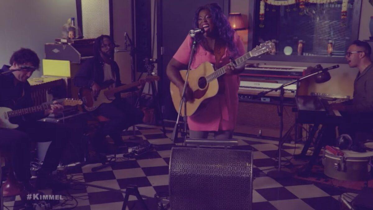 Yola Performs 'Diamond Studded Shoes' On 'Kimmel'