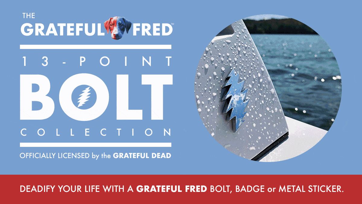 Grateful Fred: Officially Licensed Grateful Dead Chrome Bolts, Car Badges & More!