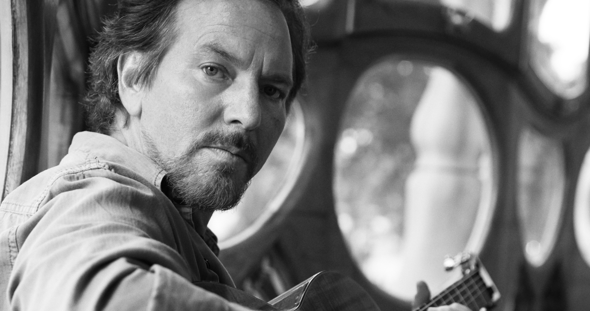 Eddie Vedder 2021 Press Danny Clinch b&w