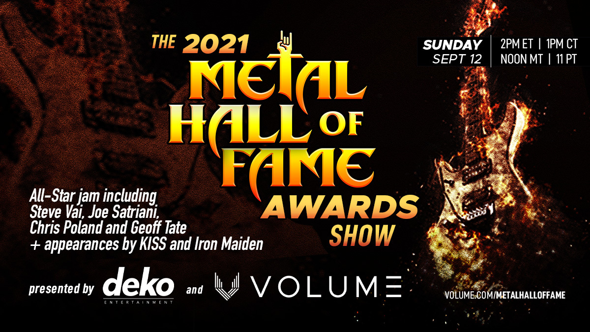 Watch 2021 Metal Hall Of Fame Awards Show Volume Livestream