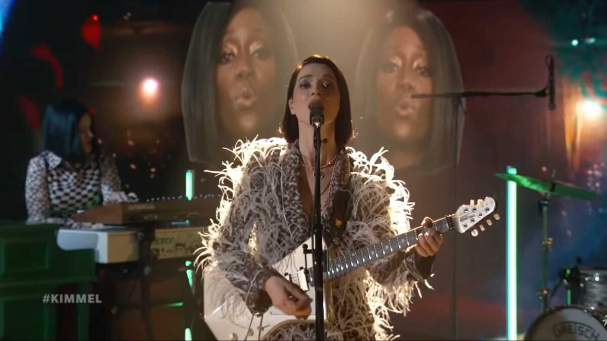 St. Vincent Performs ‘The Nowhere Inn’ On ‘Kimmel’