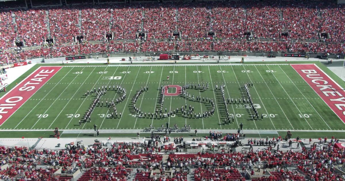 Ohio State Maching Band Rush tribute