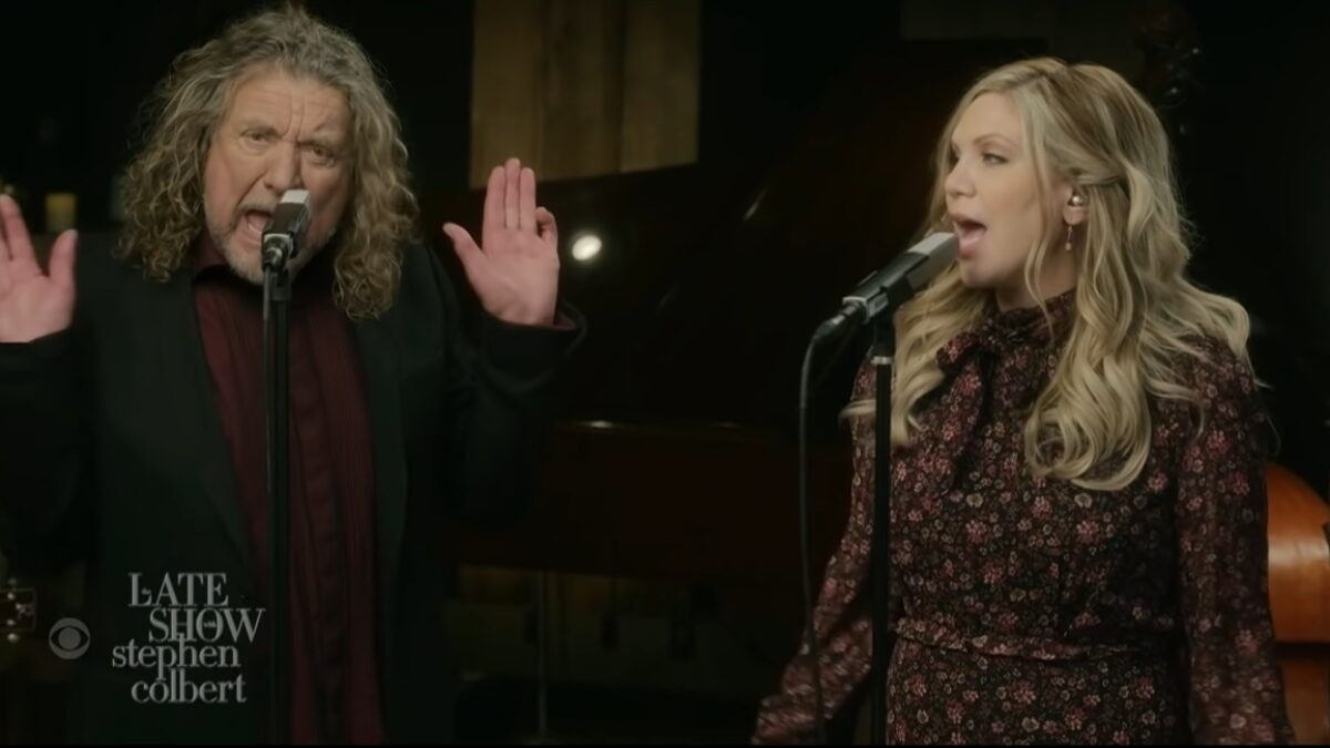 Robert Plant & Alison Krauss Perform On ‘Colbert’ & ‘CBS This Morning’