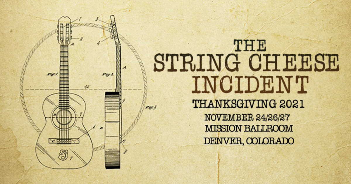 String Cheese Incident Thanksgiving Livestreams Guests