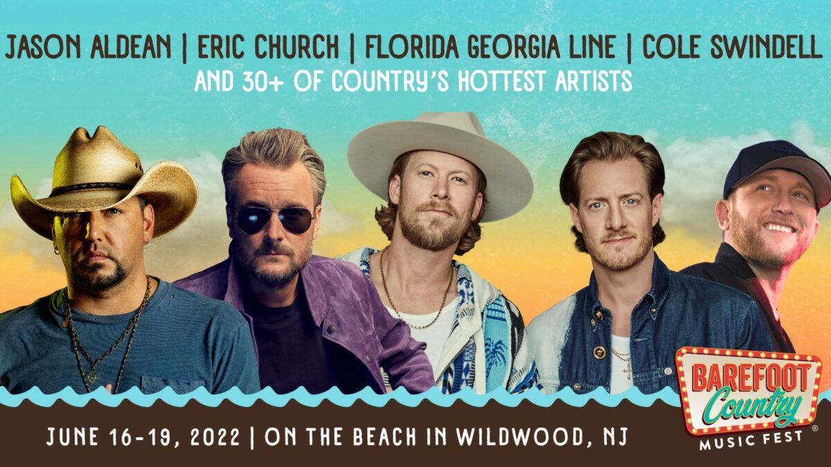 Barefoot Country Music Fest 2022 Lineup - Jun 16 - 19, 2022