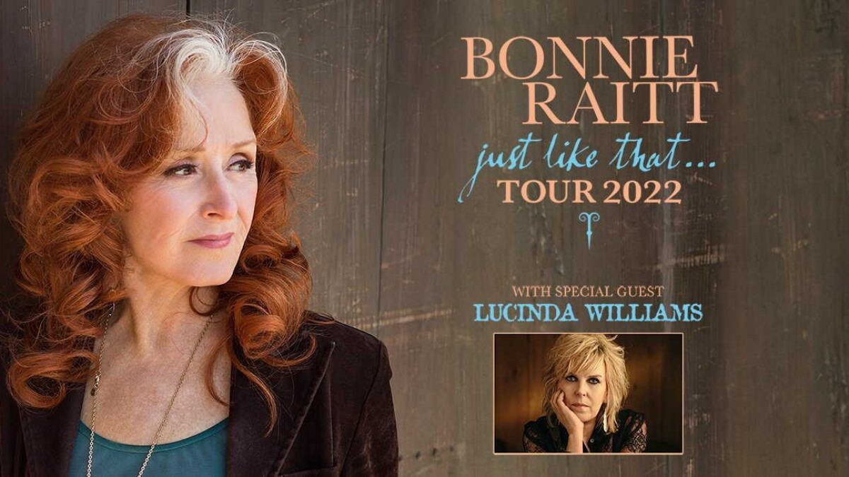 Bonnie Raitt & Lucinda Williams Announce May & June 2022 Tour Dates