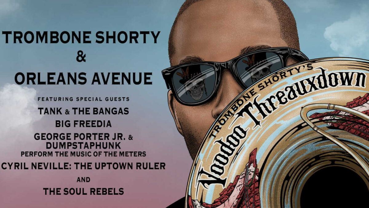Trombone Shorty’s Voodoo Threauxdown Tour 2022 Features Tank & The Bangas, Big Freedia & More