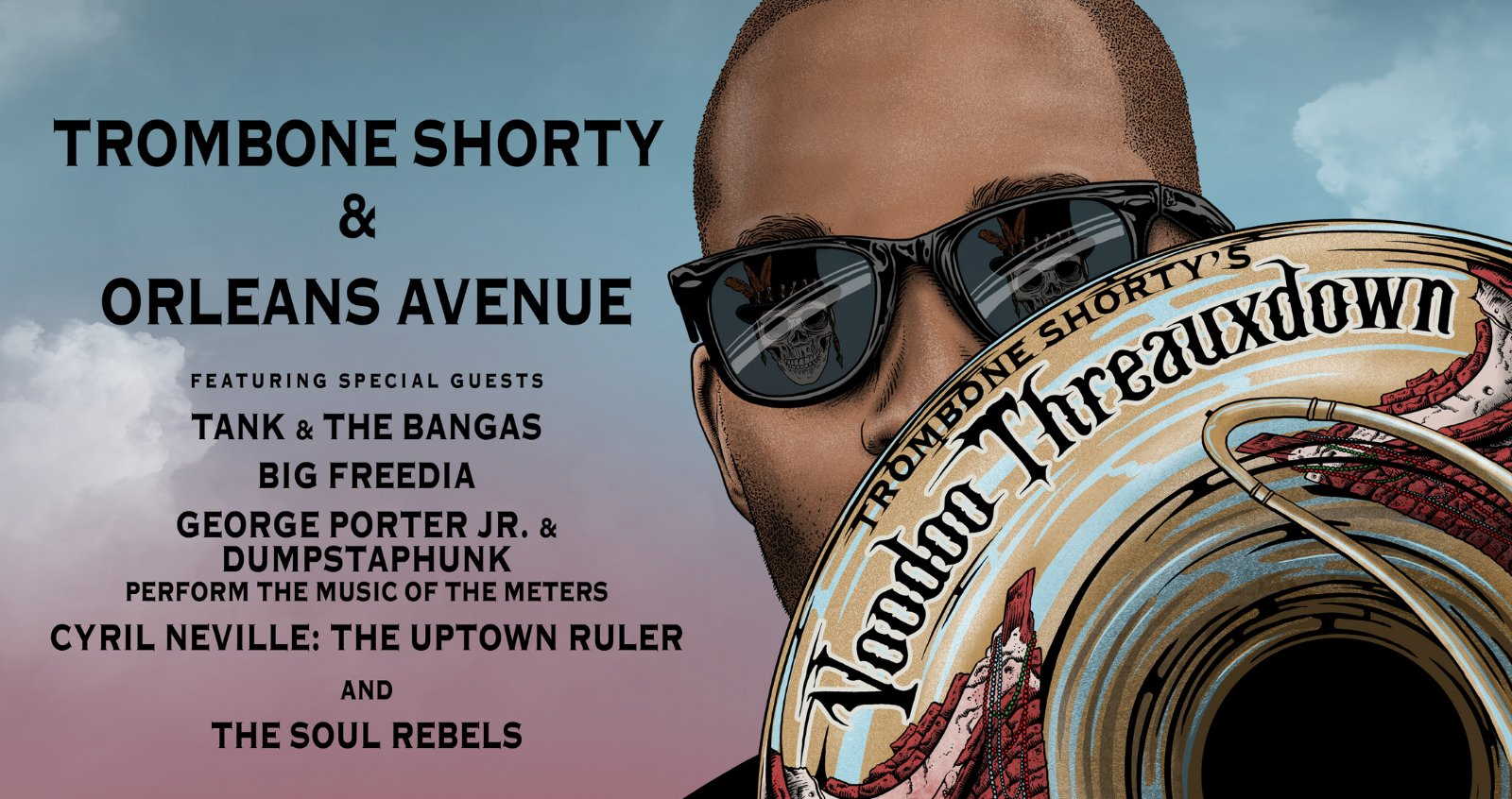 Trombone Shorty’s Voodoo Threauxdown Tour 2022 Features Tank & The