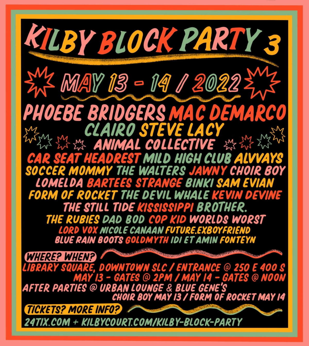 Kilby Block Party Lineup 2022
