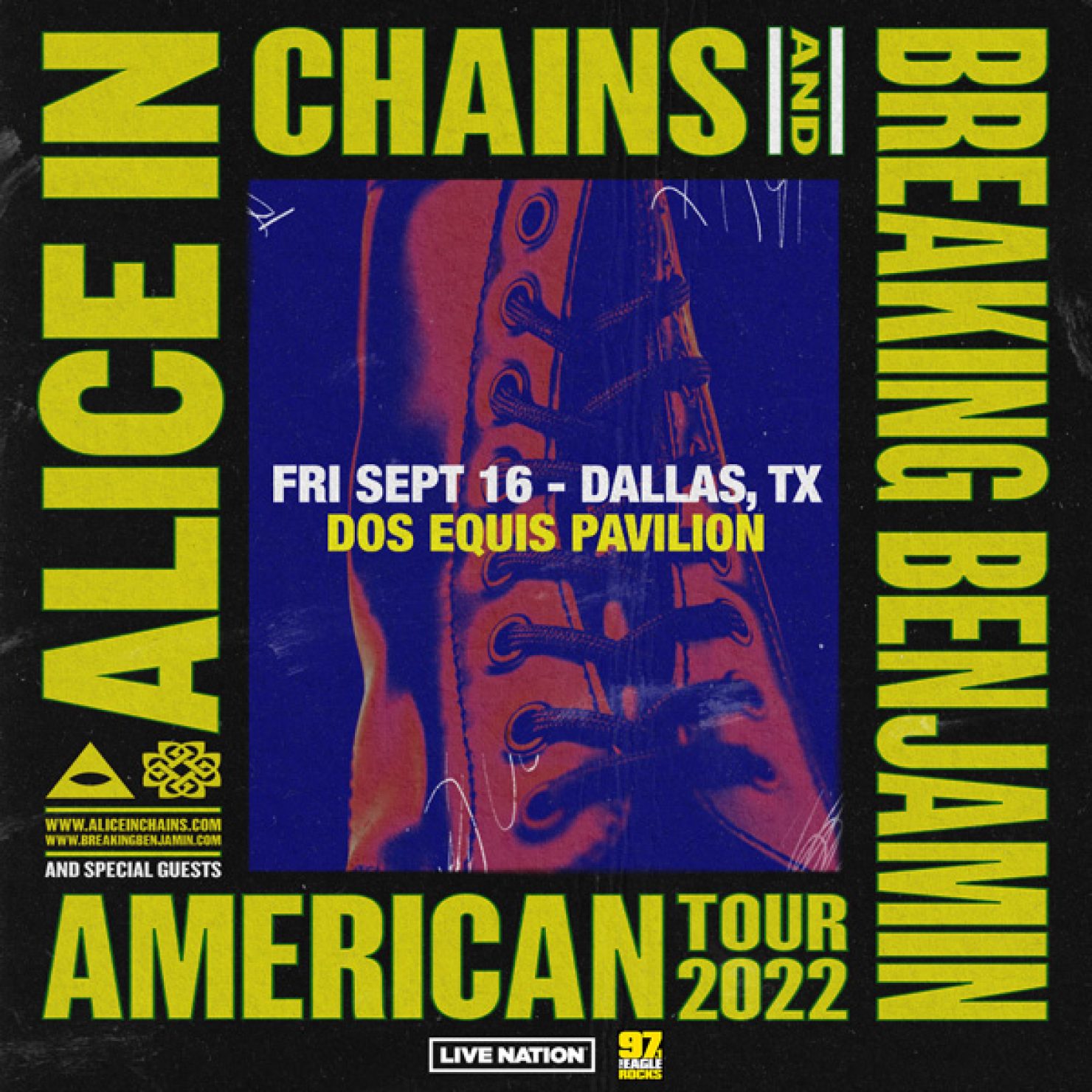 Alice in Chains Dallas Setlist Dos Equis Pavilion Sep 16, 2022