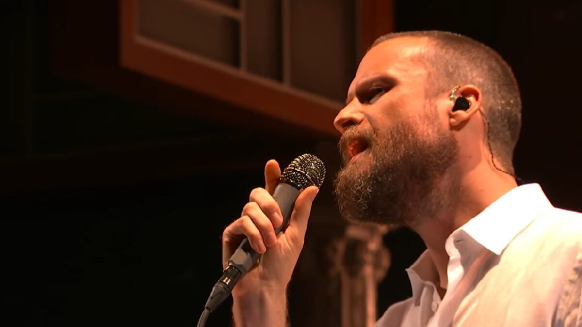 Father John Misty Performs ‘Goodbye Mr. Blue’ On ‘Colbert’