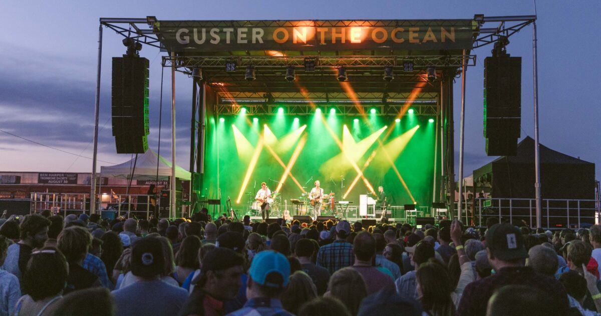 Guster On The Ocean press