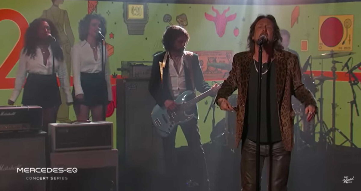 Black Crowes Papa Was A Rollin Stone Cover Kimmel