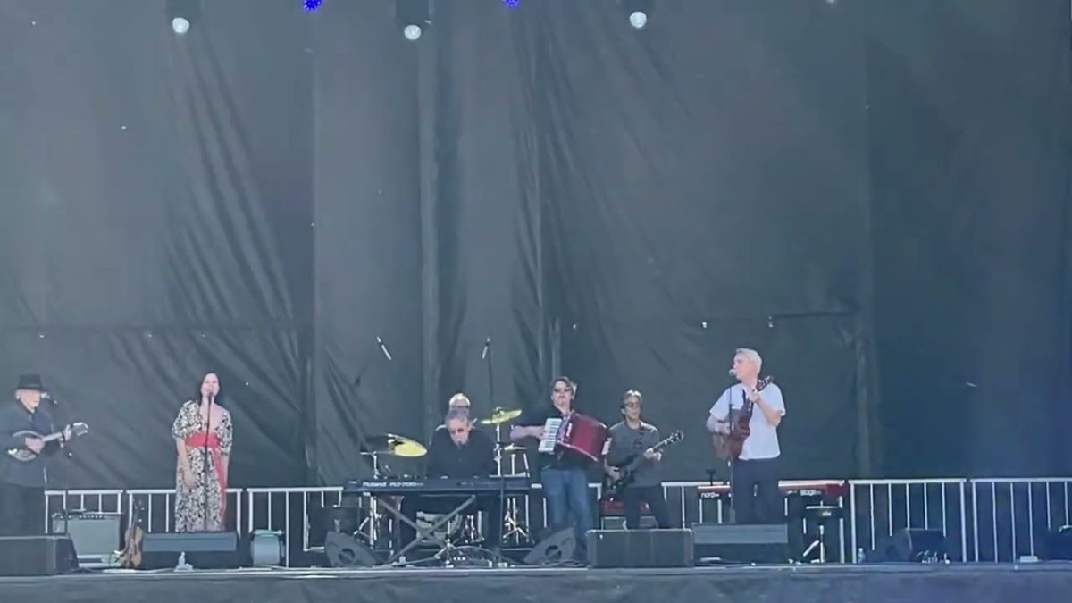 Terry Allen with David Byrne at Solid Sound on 5/29/22 on Buck Naked & Gimme a Ride to Heaven