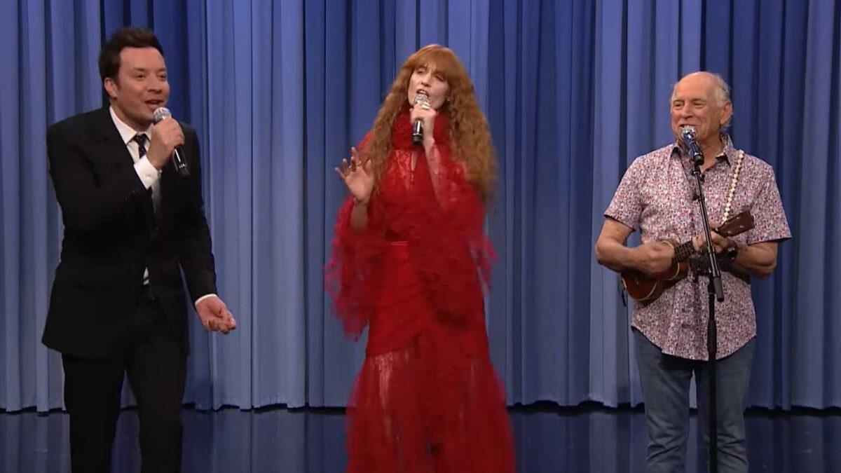 Watch Florence Welch Sing 'Margaritaville' With Jimmy Buffett On ‘Fallon’