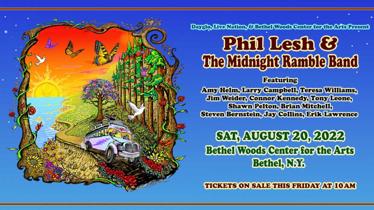 Phil Lesh & The Midnight Ramble Band Announce August 2022 Concert At Bethel Woods