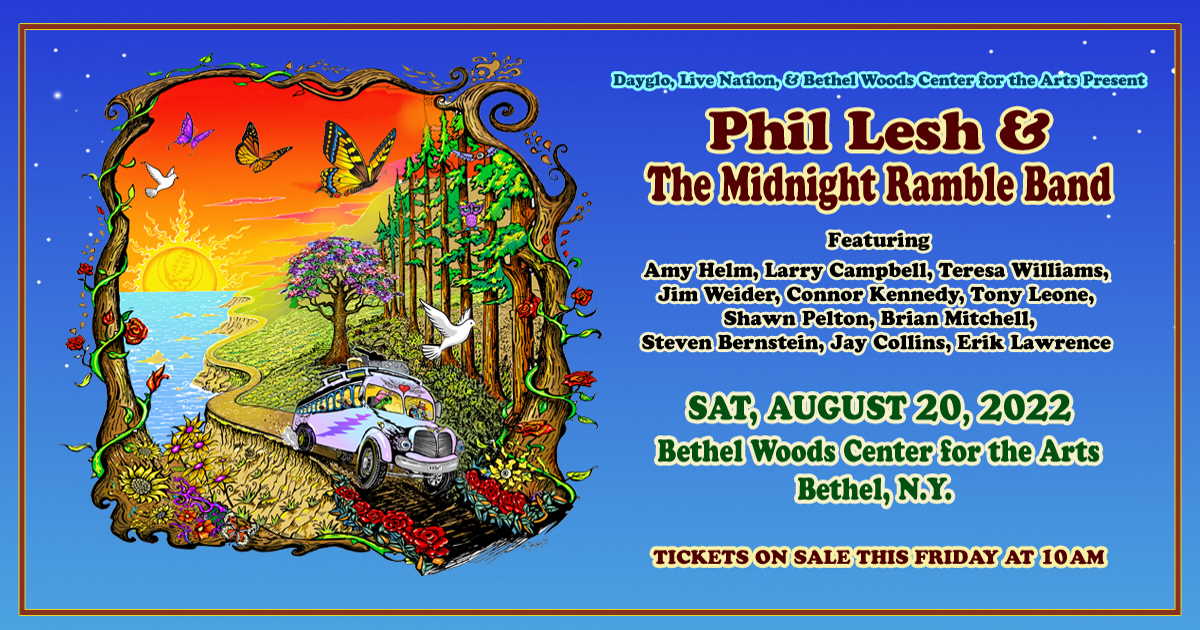 Phil Lesh Midnight Ramble Band Bethel Woods August 2022