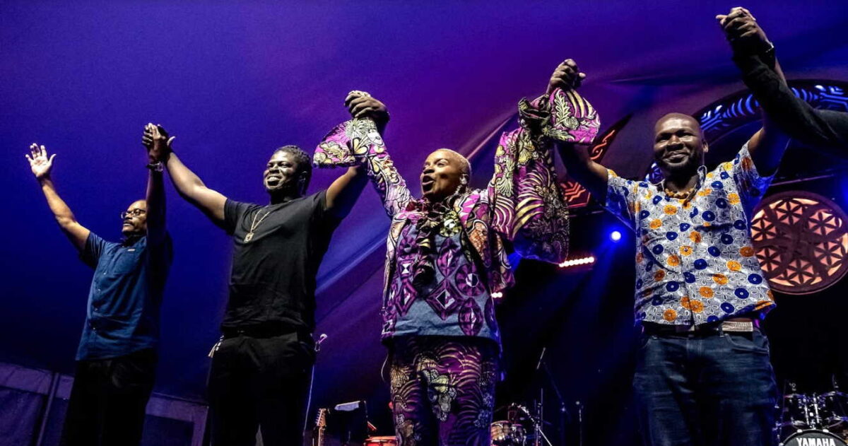 Angelique Kidjo Leaf Press