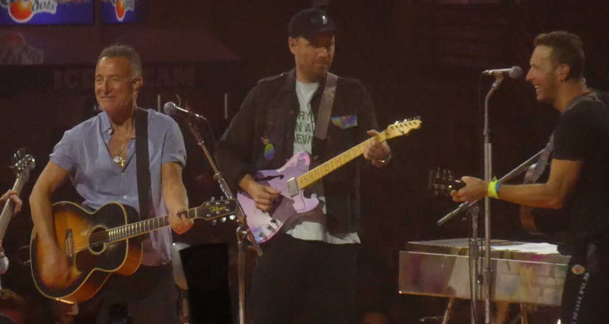 Coldplay Bruce Springsteen MetLife Stadium Setlist Video